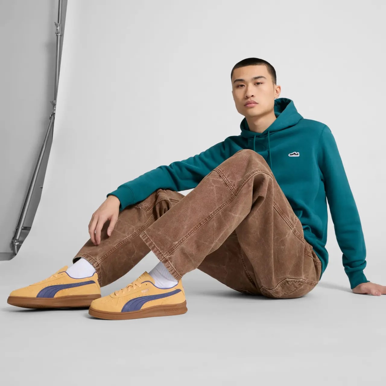 Giày Puma Indoor Soft 'Almost Apricot Blue' 401136-05 — ảnh 3