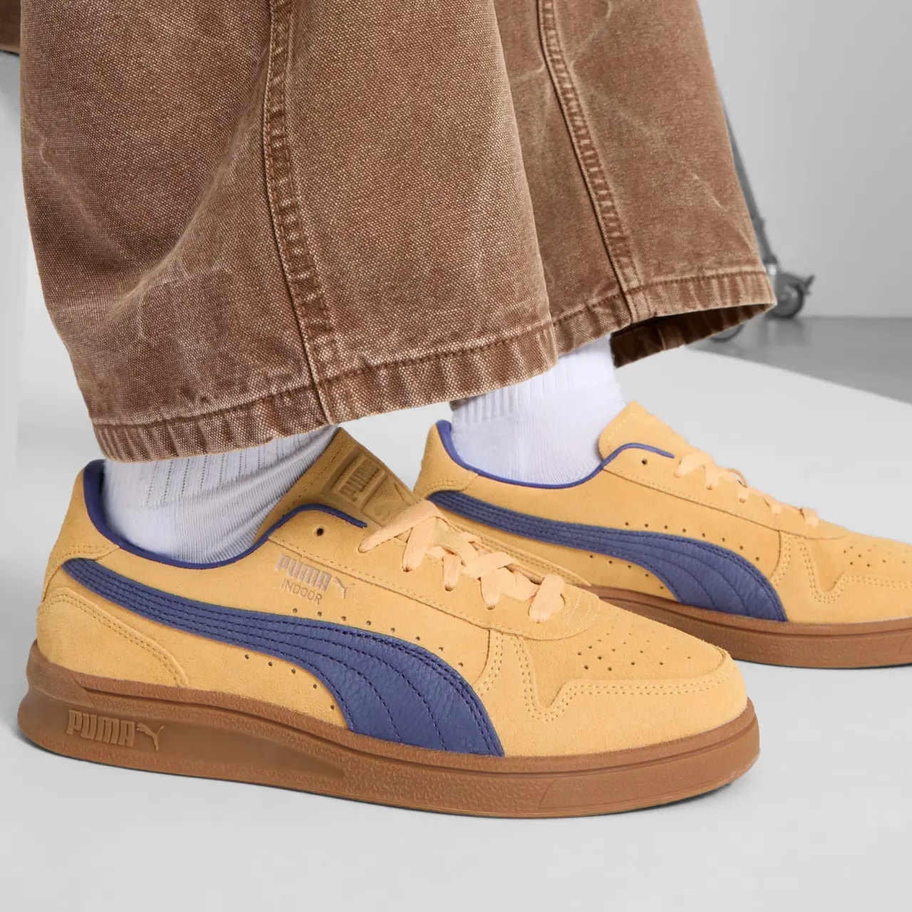 Giày Puma Indoor Soft 'Almost Apricot Blue' 401136-05 — ảnh 2