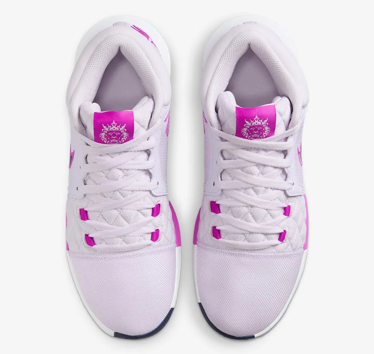 Giày Nike LeBron Witness 8 'Grape Hyper Violet Light' HQ2139-500 — ảnh 5