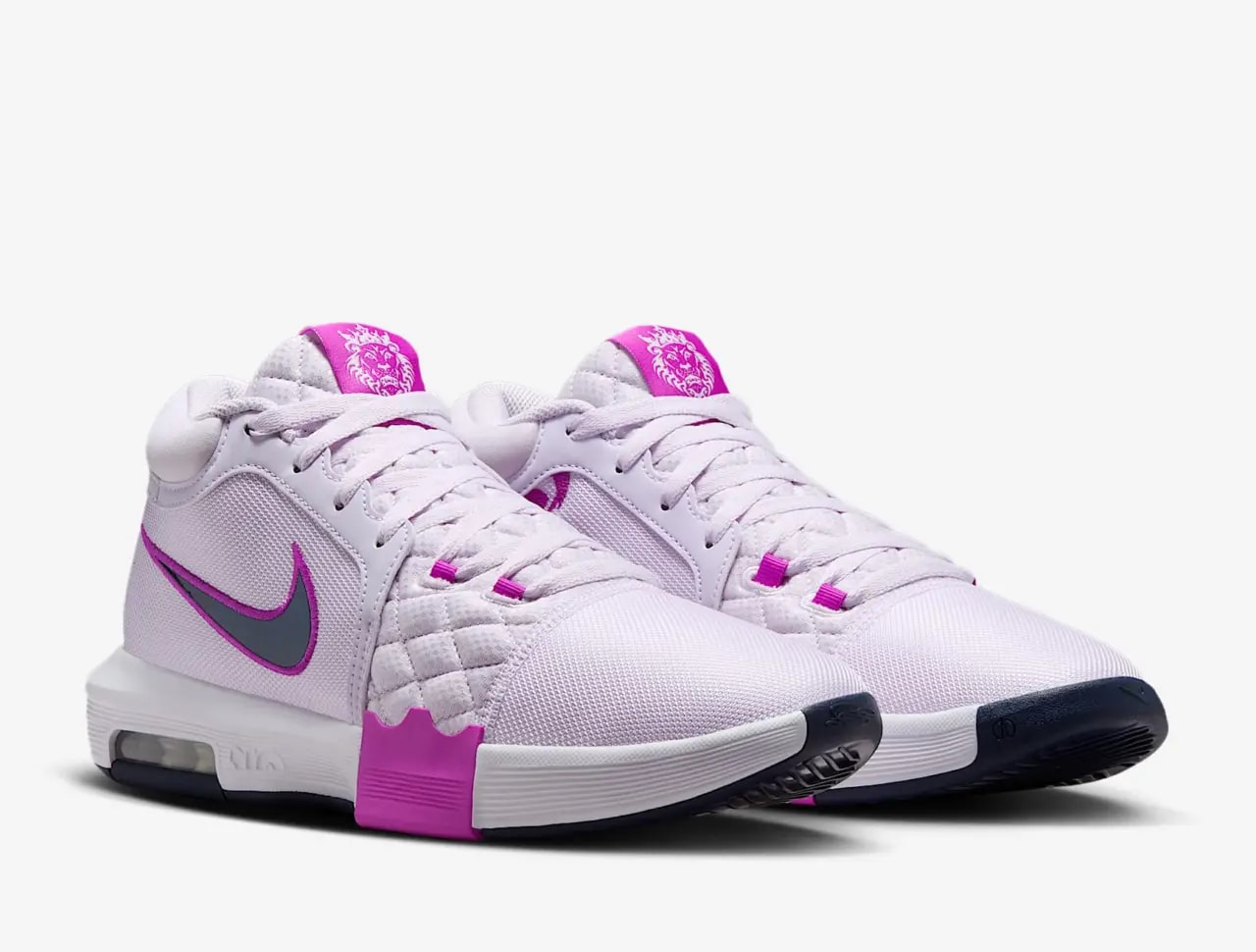 Giày Nike LeBron Witness 8 'Grape Hyper Violet Light' HQ2139-500 — ảnh 4
