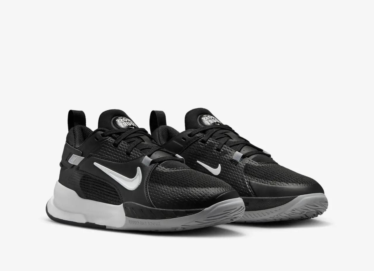 Giày Nike Crosscourt GS 'Black Wolf Grey' FN2231-002 — ảnh 4