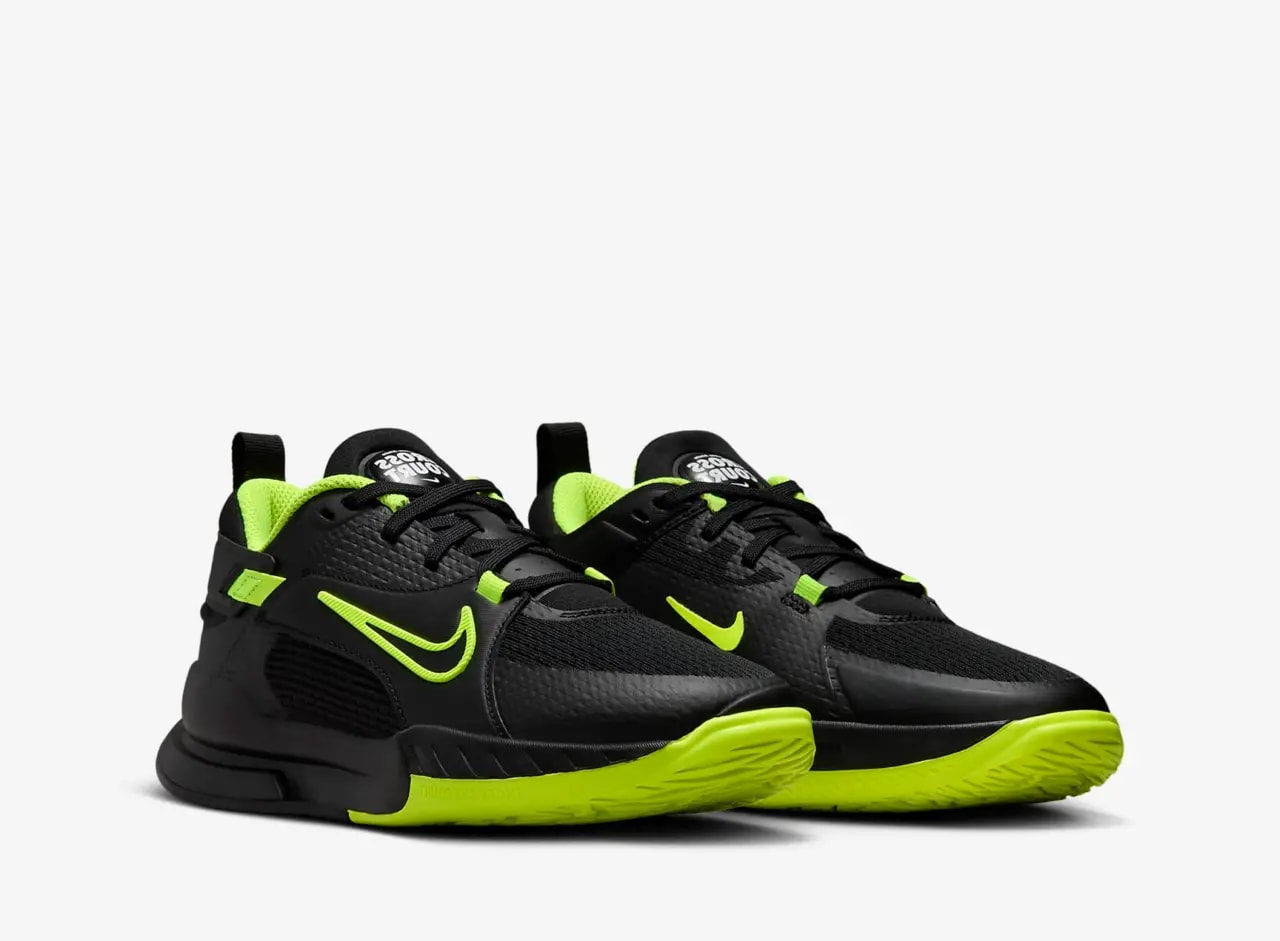 Giày Nike Crosscourt GS 'Black White Volt' FN2231-001 — ảnh 4