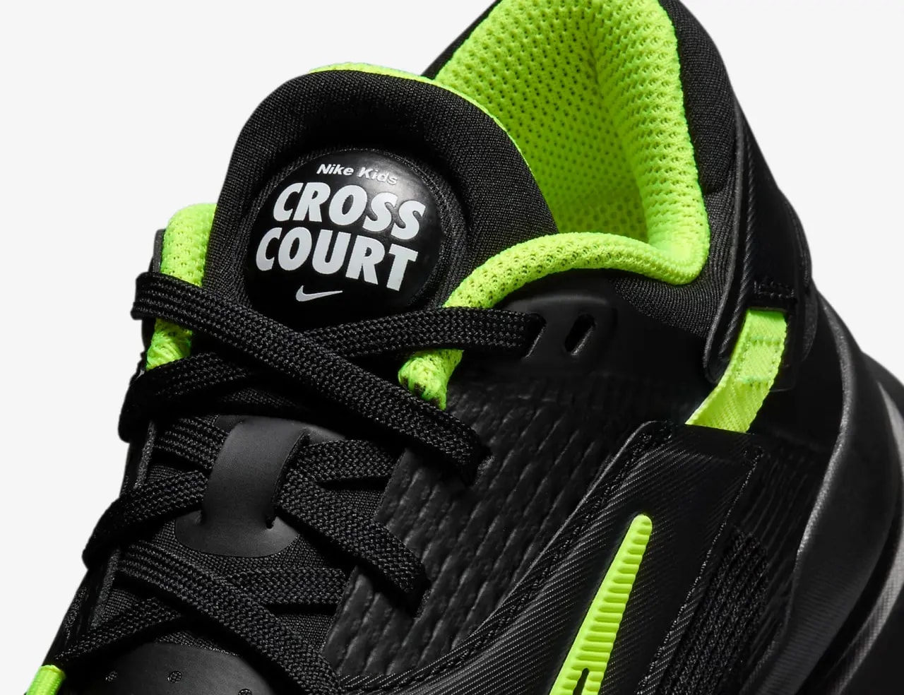 Giày Nike Crosscourt GS 'Black White Volt' FN2231-001 — ảnh 2