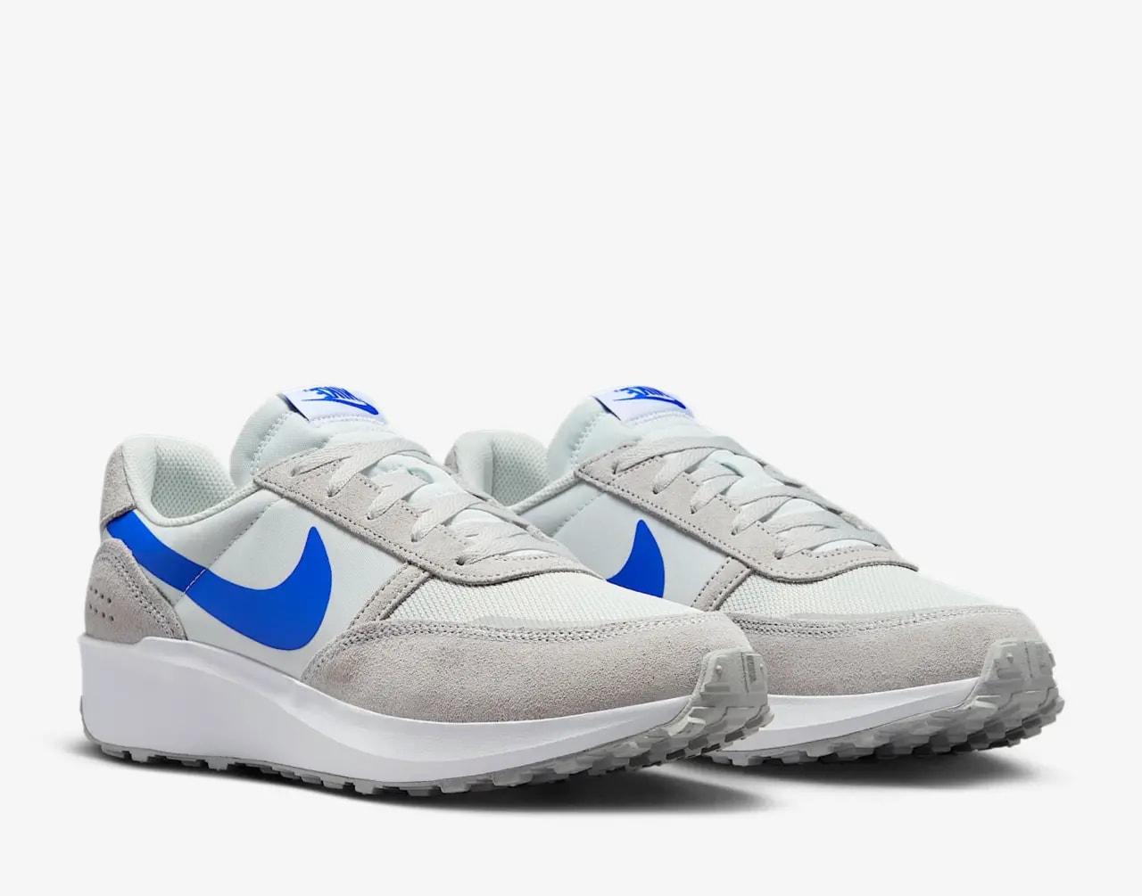 Giày Nike Waffle NAV 'Flat Silver Hyper Royal' FJ4195-005 — ảnh 4