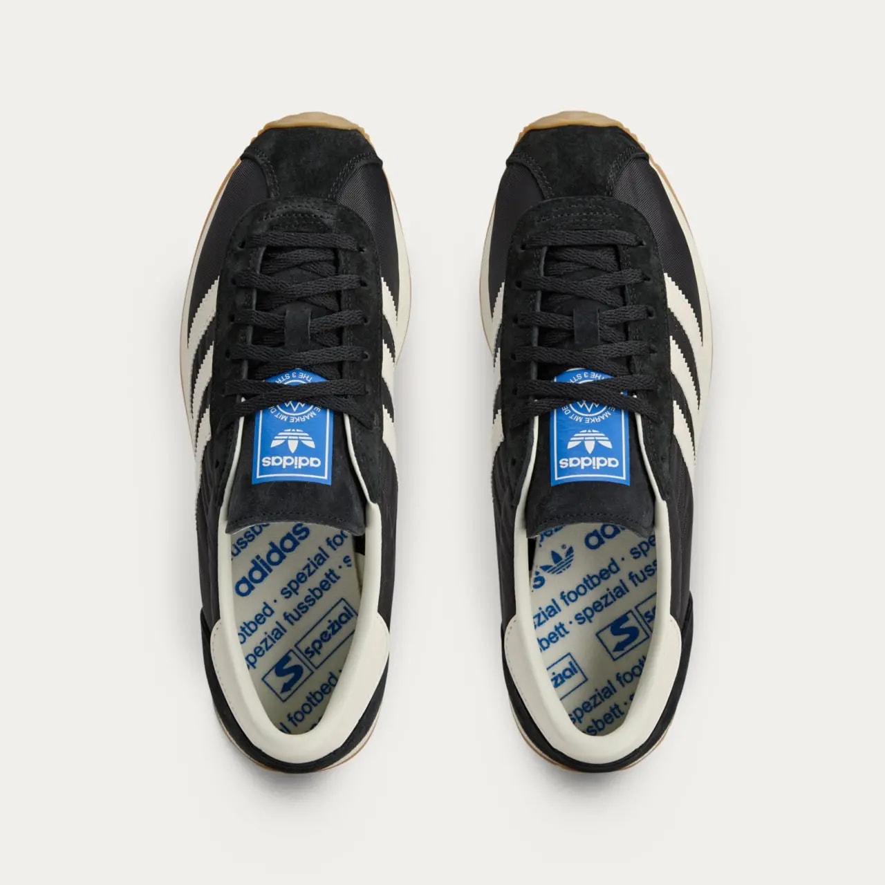 Giày Adidas Pampanga SPZL 'Black Chalk White' JQ2404 — ảnh 5