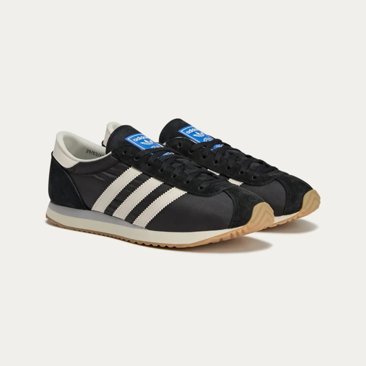 Giày Adidas Pampanga SPZL 'Black Chalk White' JQ2404 — ảnh 4