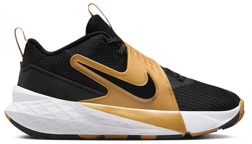 Giày Nike Team Hustle D 12 GS 'Black Metallic Gold White' HF6279-100 — kich-thuoc: 36.5