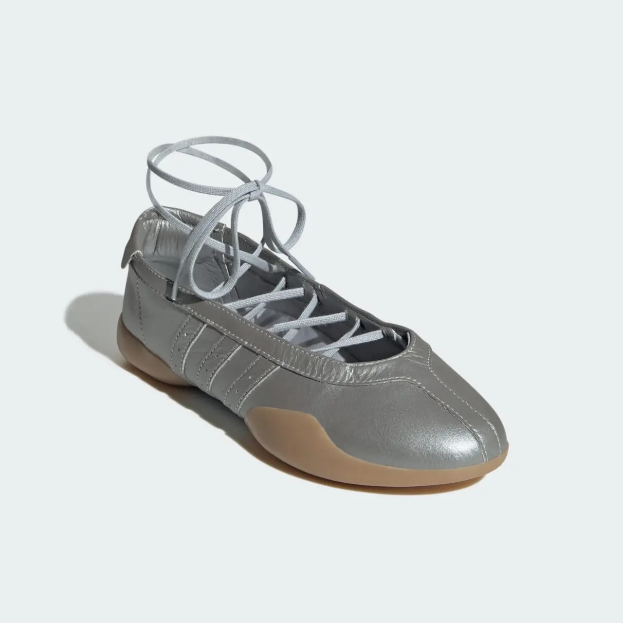 Giày Adidas Taekwondo Mei Ballet 'Silver Metallic' JR7032 — ảnh 4
