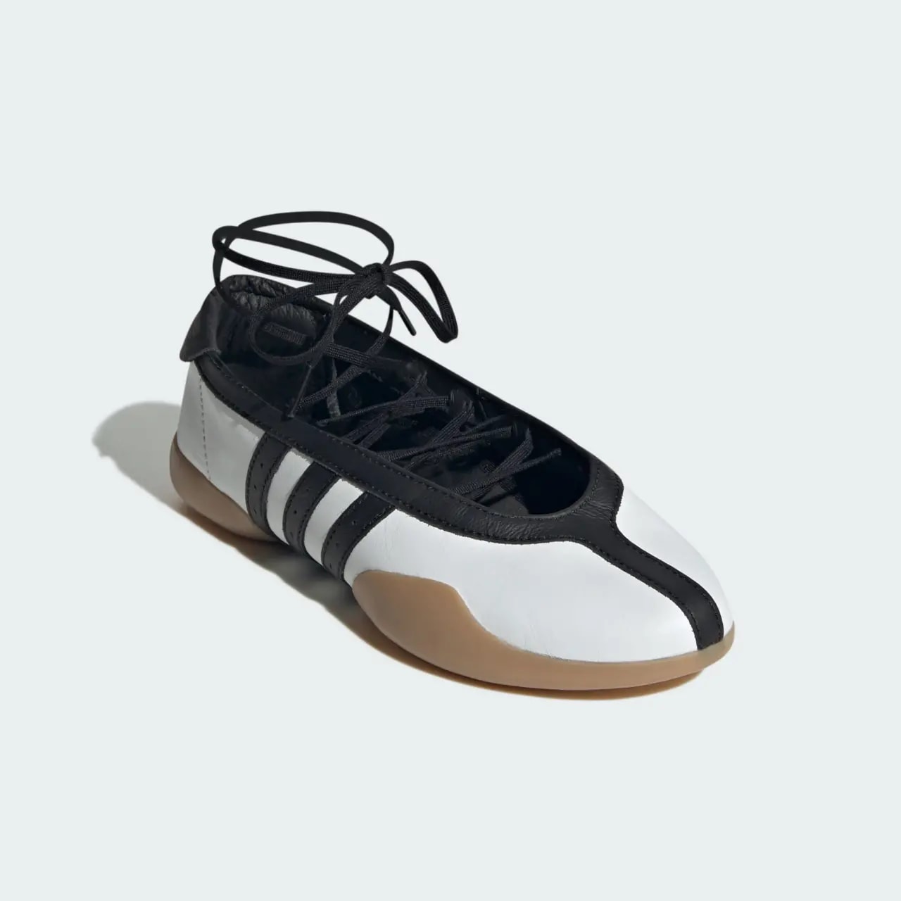 Giày Adidas Taekwondo Mei Ballet 'White Black' JR7030 — ảnh 4