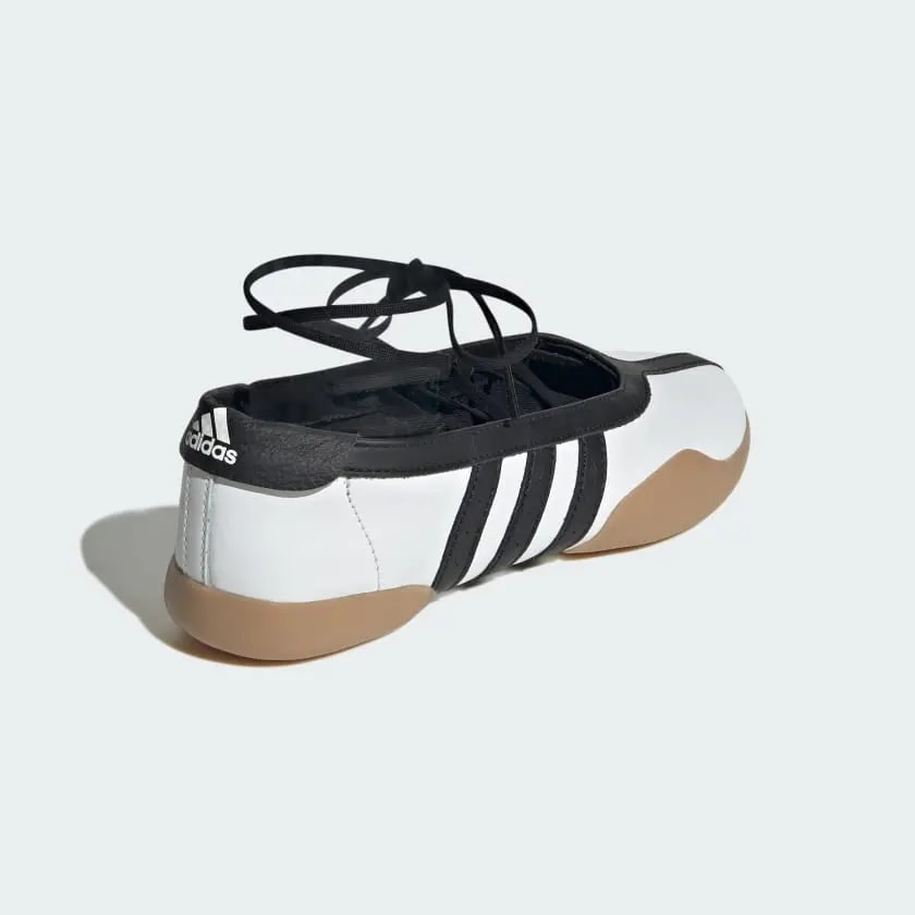 Giày Adidas Taekwondo Mei Ballet 'White Black' JR7030 — ảnh 3