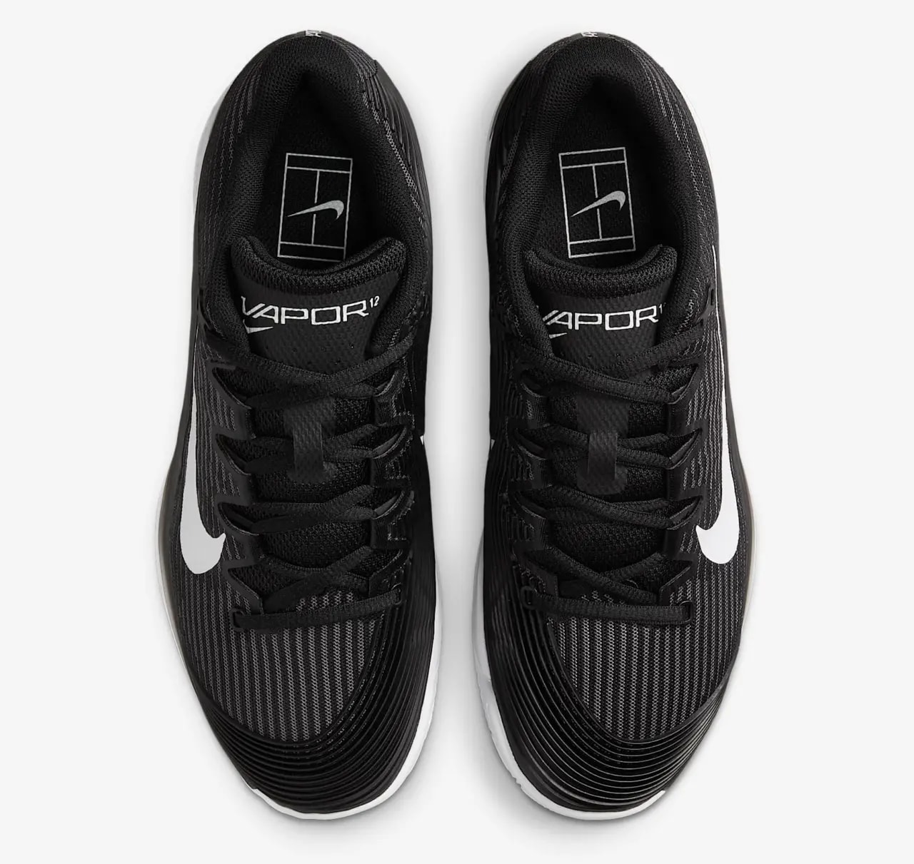 Giày Nike Court Vapor 12 'Clay Black' HQ6027-001 — ảnh 5