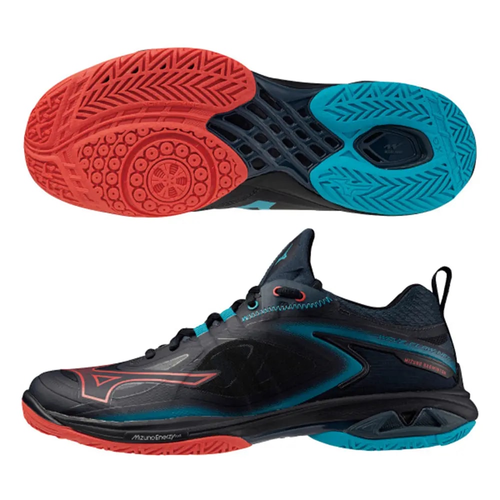 Giày Mizuno Wave Claw Neo 3 'Black' 71GA247317 — ảnh 3