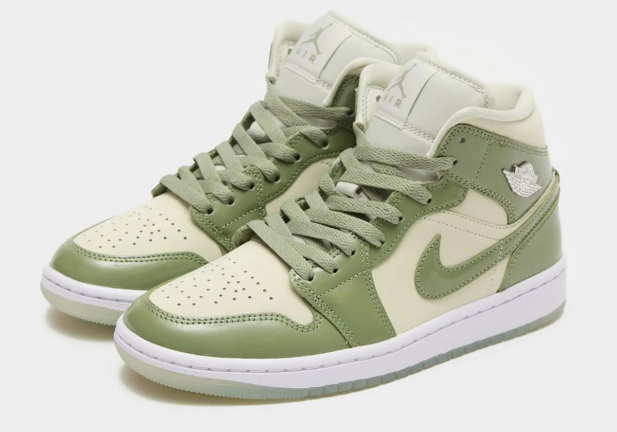Giày Nike Air Jordan 1 Mid SE 'Sea Glass Oil Green' HF4079-003 — ảnh 5