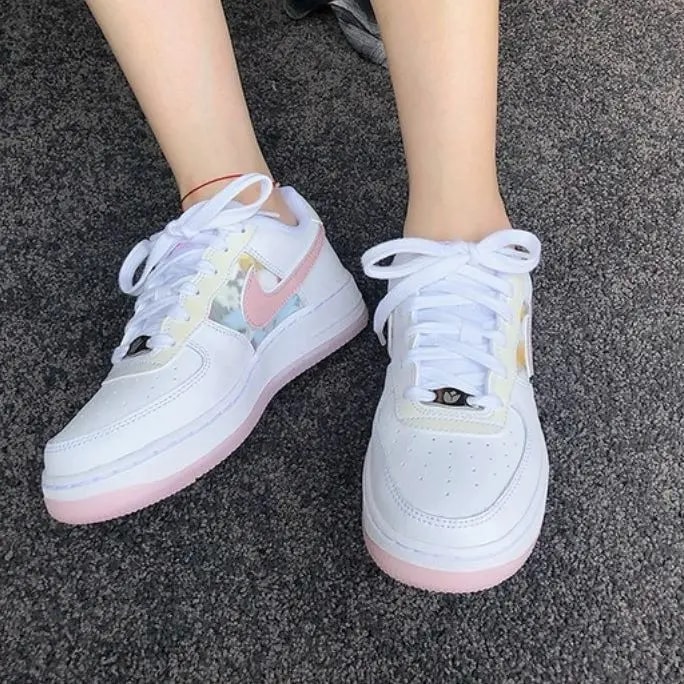 Giày Nike Air Force 1 Low LV8 GS 'Floral' CN8535-100 — ảnh 4