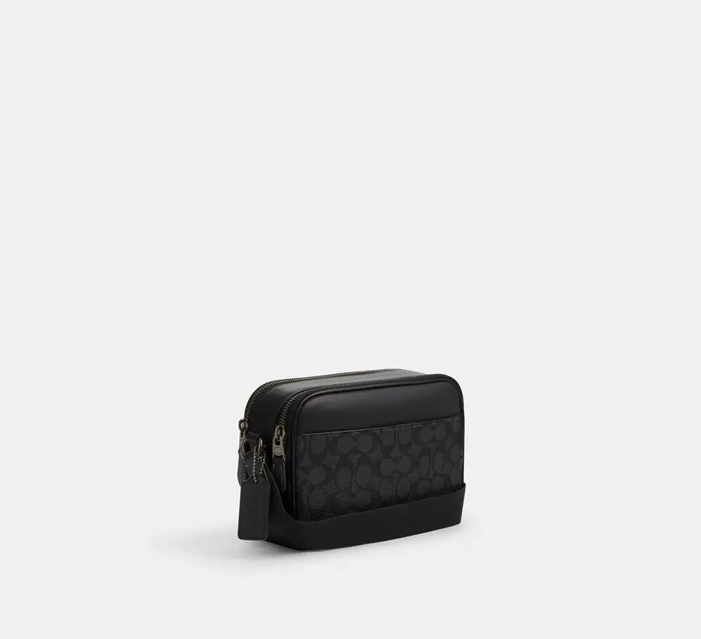 Túi Coach Graham Crossbody Bag In Signature Canvas 'Black' CV921 — ảnh 5