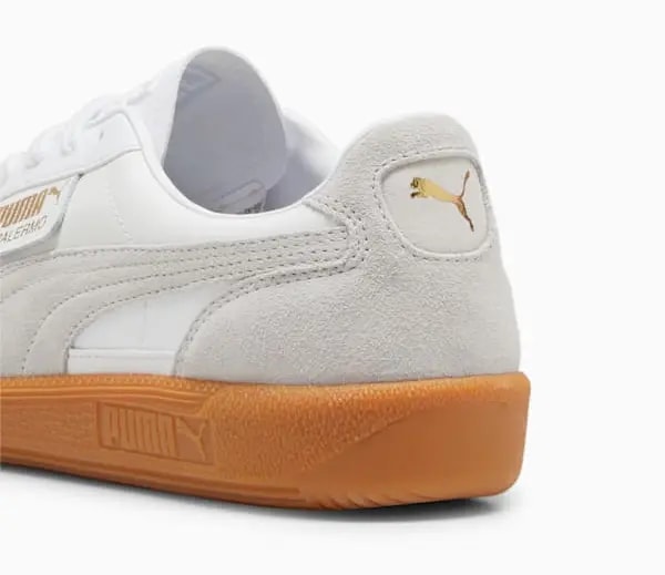 Giày Puma Palermo Leather 'White Glacial Grey Gum' 396464-12 — ảnh 3