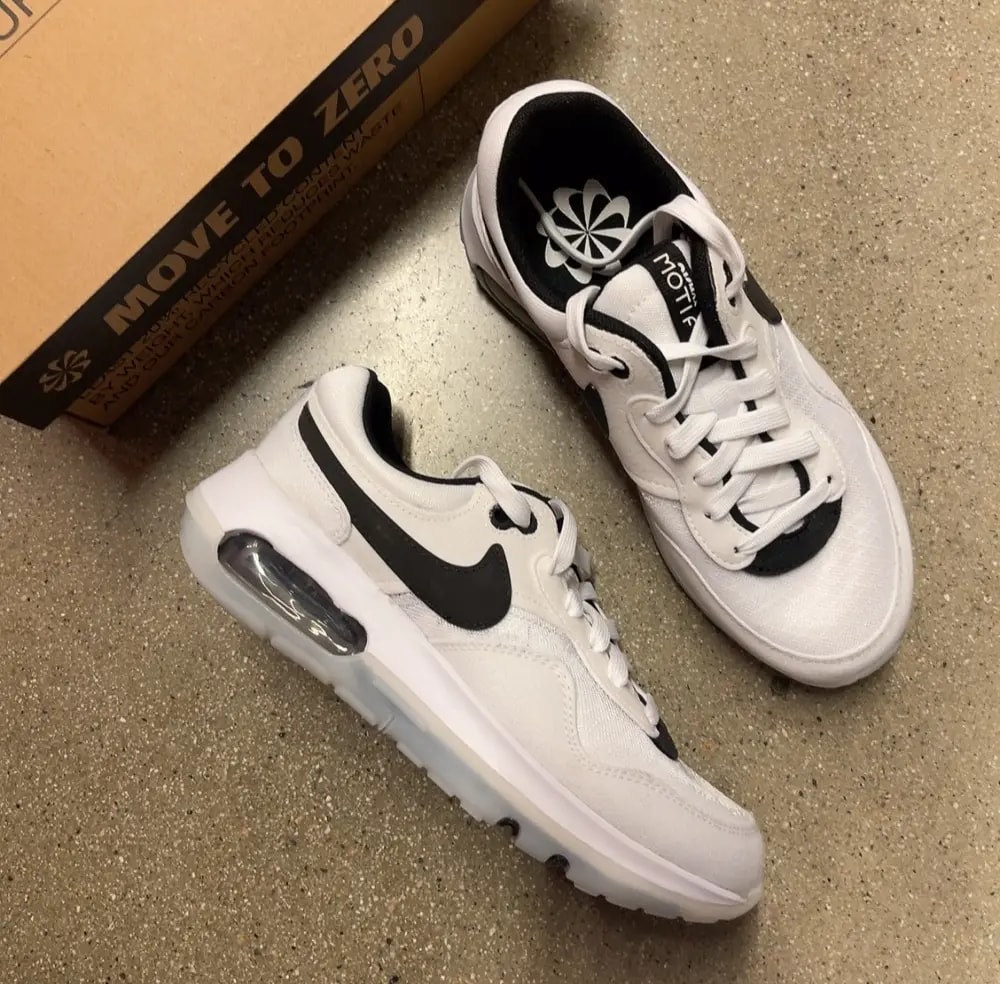 Giày Nike Air Max Motif GS 'White Black' DH9388-100 — ảnh 2