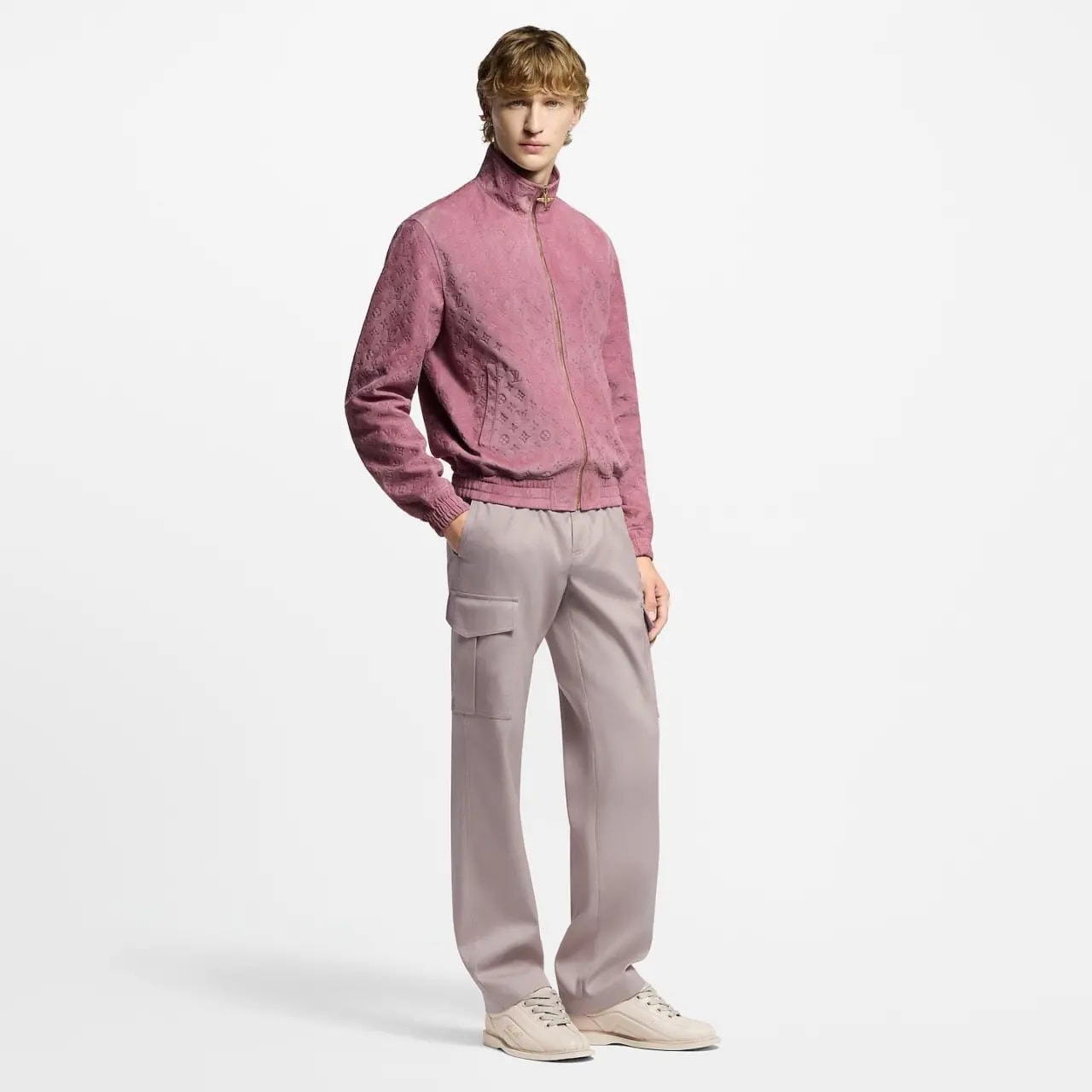 Giày Louis Vuitton LV Bowling Derbies 'Grey' 1AHAER — ảnh 3