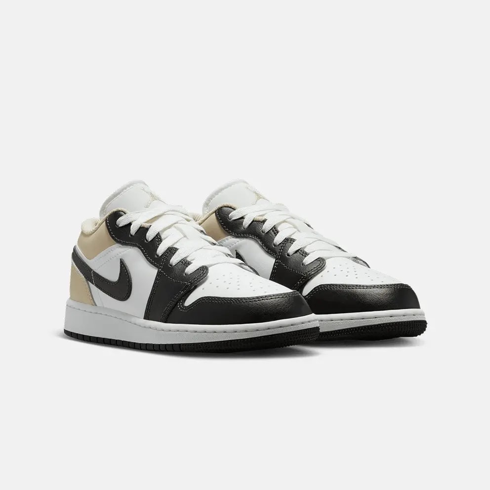 Giày Nike Air Jordan 1 Low GS 'White Rattan Off-Noir' 553560-153 — ảnh 5
