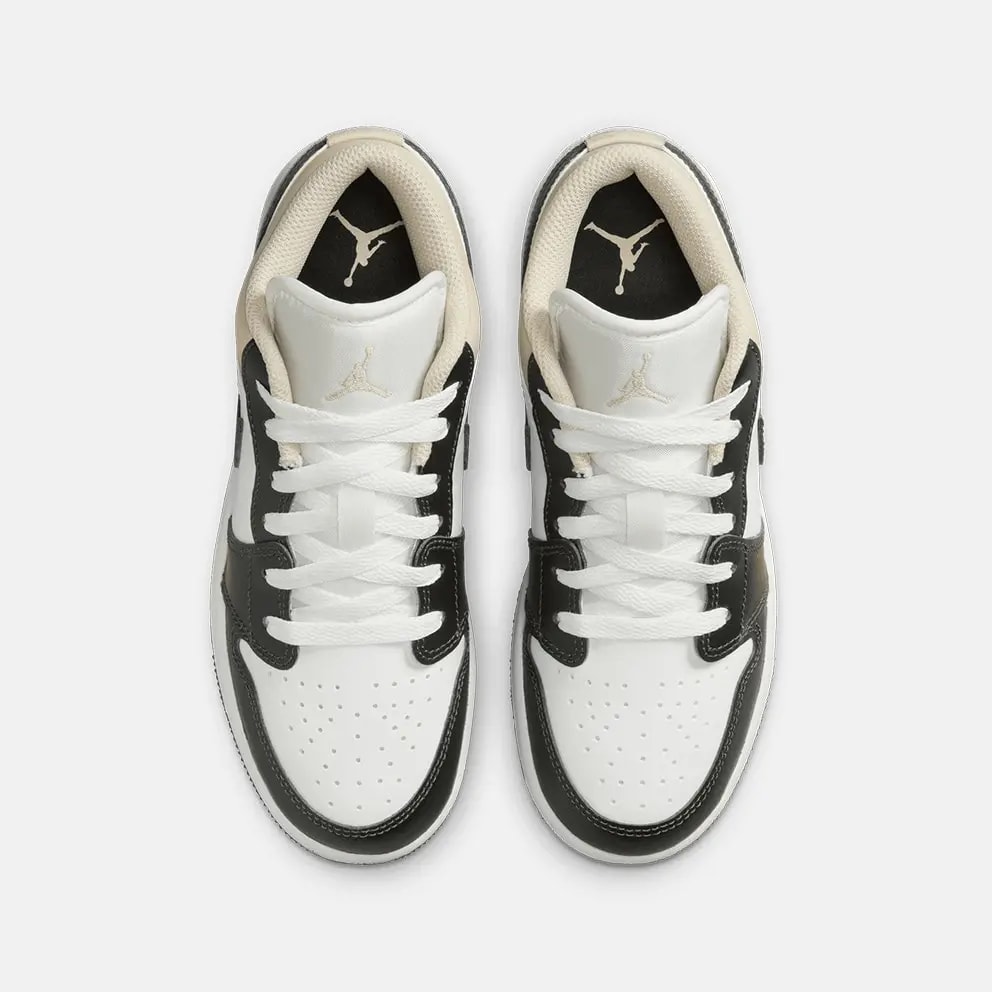 Giày Nike Air Jordan 1 Low GS 'White Rattan Off-Noir' 553560-153 — ảnh 4