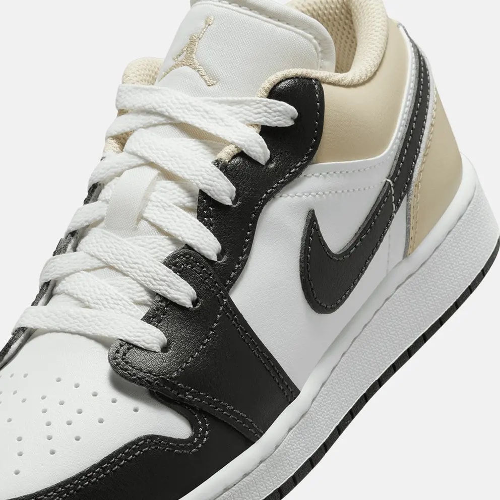 Giày Nike Air Jordan 1 Low GS 'White Rattan Off-Noir' 553560-153 — ảnh 2