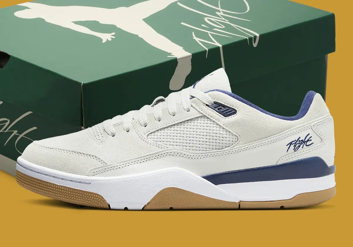 Giày Nike Air Jordan Flight Court 'Neutral Grey White' HF3255-004 — ảnh 4