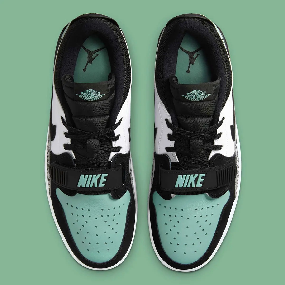 Giày Nike Air Jordan Legacy 312 Low 'White Black Neutral Grey Green' CD7069-109 — ảnh 4