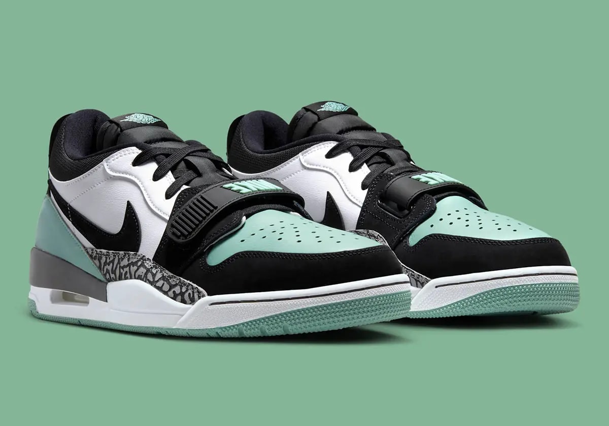 Giày Nike Air Jordan Legacy 312 Low 'White Black Neutral Grey Green' CD7069-109 — ảnh 5