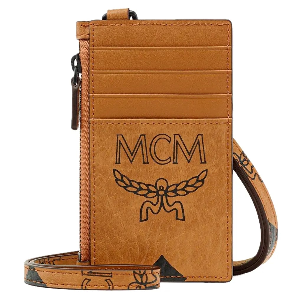 Ví MCM Aren Lanyard Card Case 'Cognac' MXZDATA03CO001