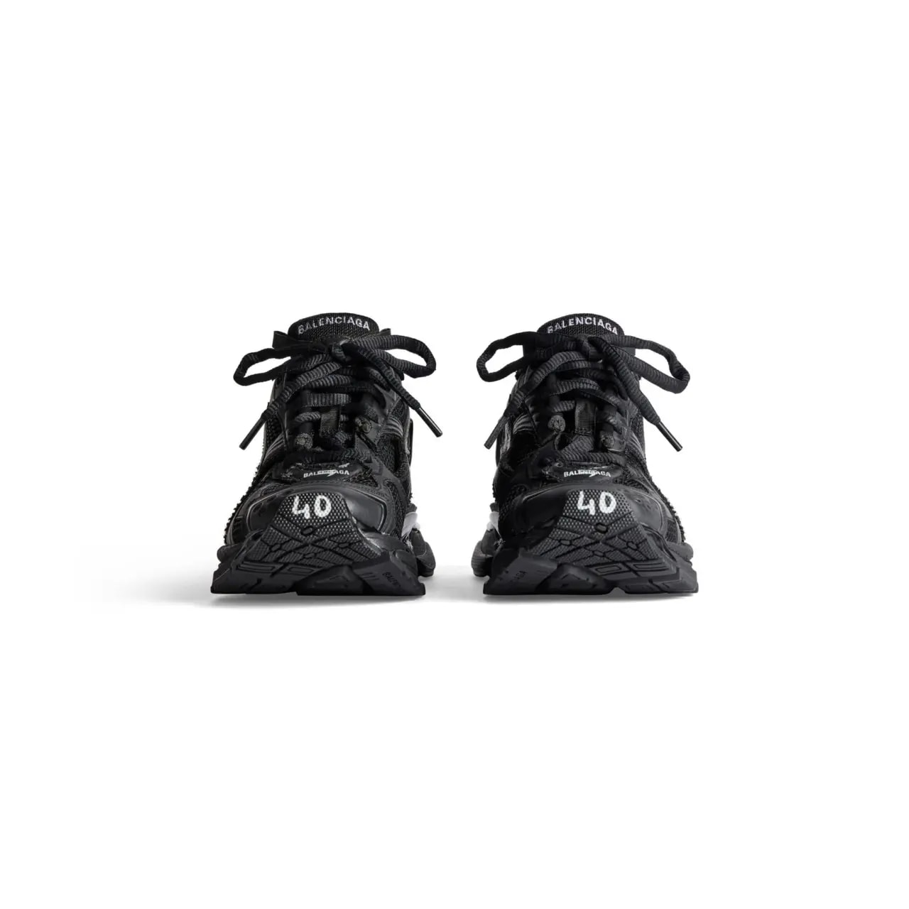 Giày Balenciaga Runner Trainers 'Black' 772774W3RBT1000 — ảnh 3