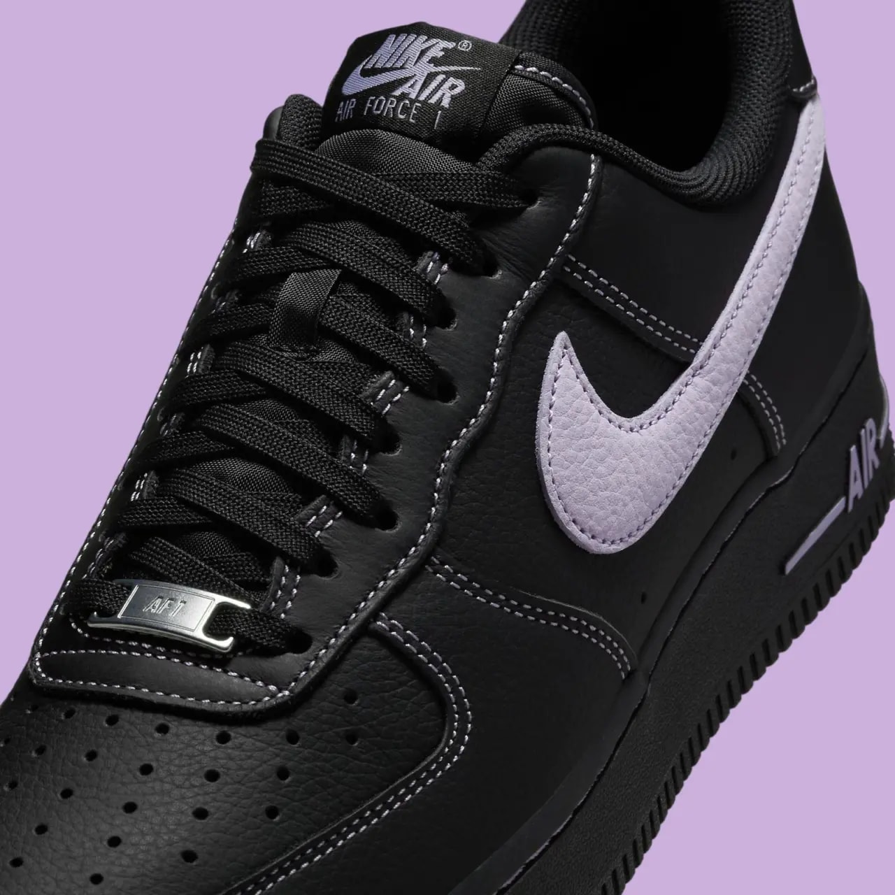 Giày Nike Air Force 1 Low 'Black Light Lilac' HQ2037-001 — ảnh 2