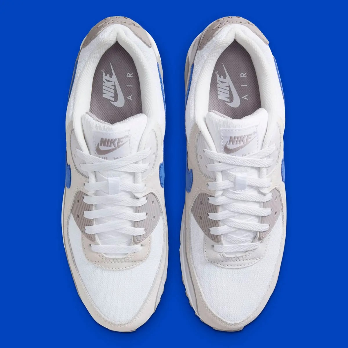 Giày Nike Air Max 90 'College Grey Racer Blue' DM0029-110 — ảnh 3