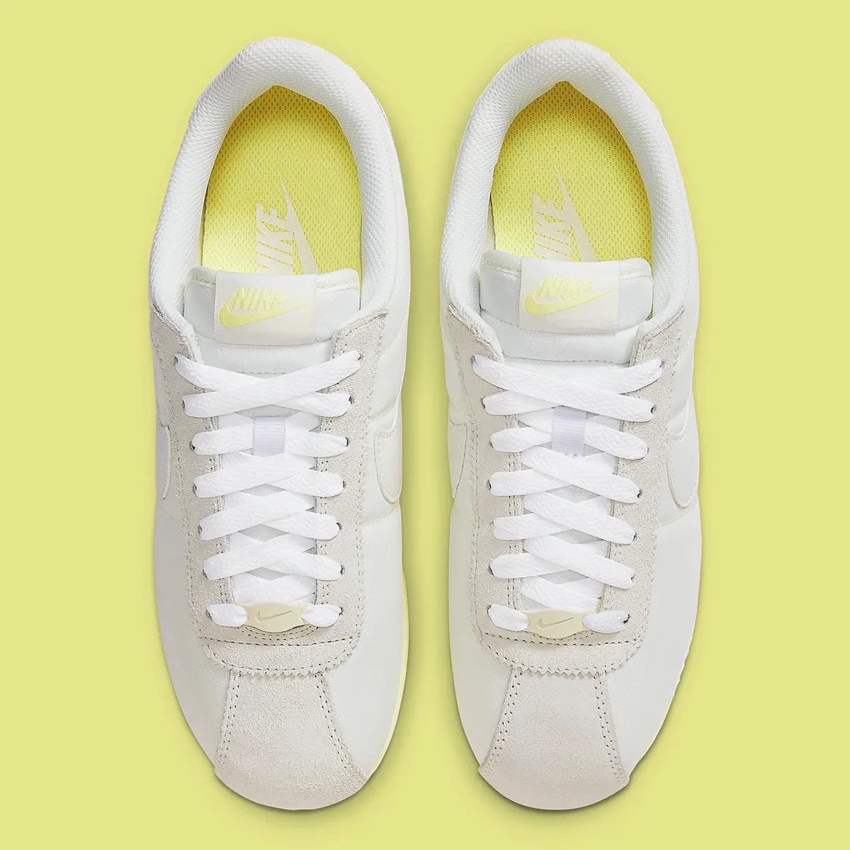 Giày Nike Cortez 'White Pale Yellow' HF6410-118 — ảnh 4