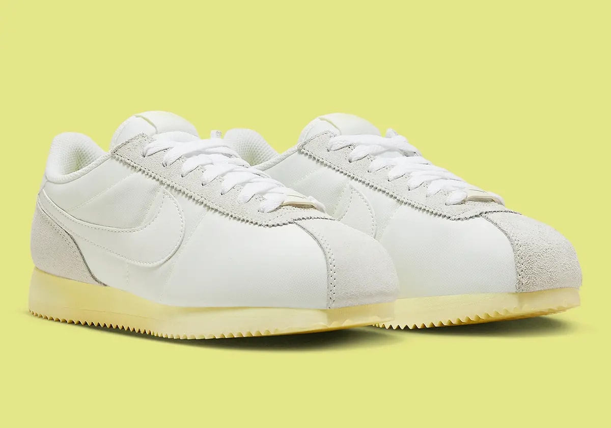 Giày Nike Cortez 'White Pale Yellow' HF6410-118 — ảnh 5