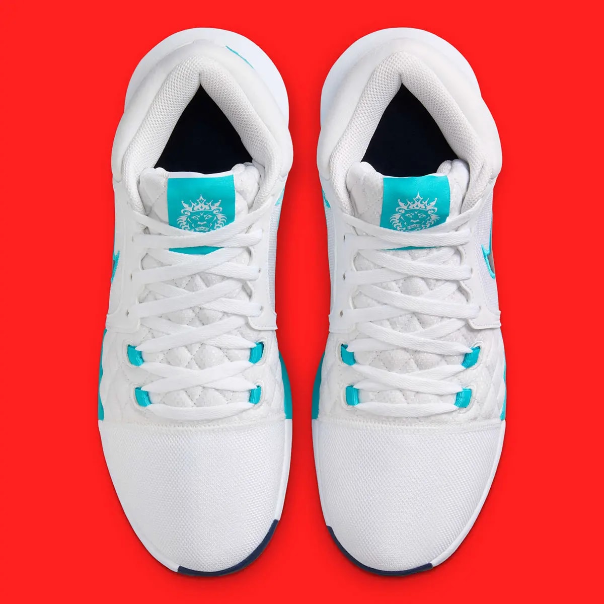 Giày Nike LeBron Witness 8 'White Dusty Cactus Obsidian' HQ2139-101 — ảnh 4