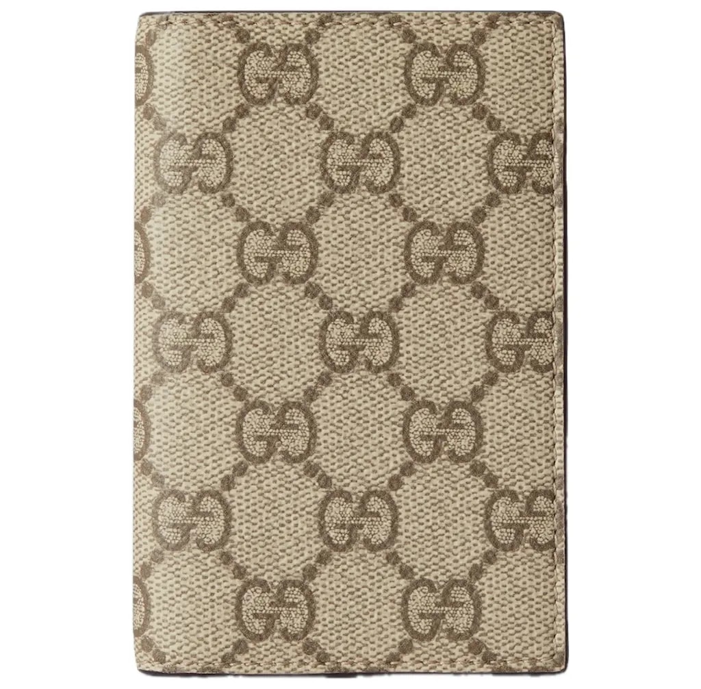 Ví Gucci GG Emblem Bi-fold Card Case 'Beige' 821209-FAED0-9786