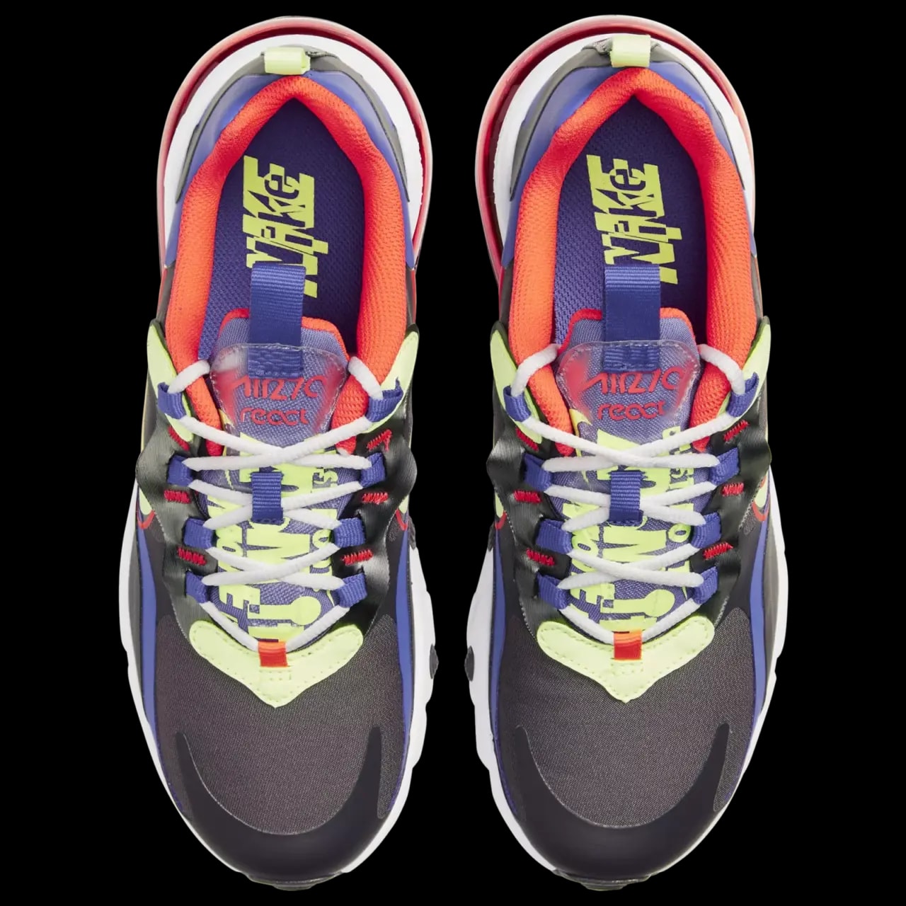 Giày Nike Air Max 270 React GS 'Dunk It Pack' CT1630-001 — ảnh 2