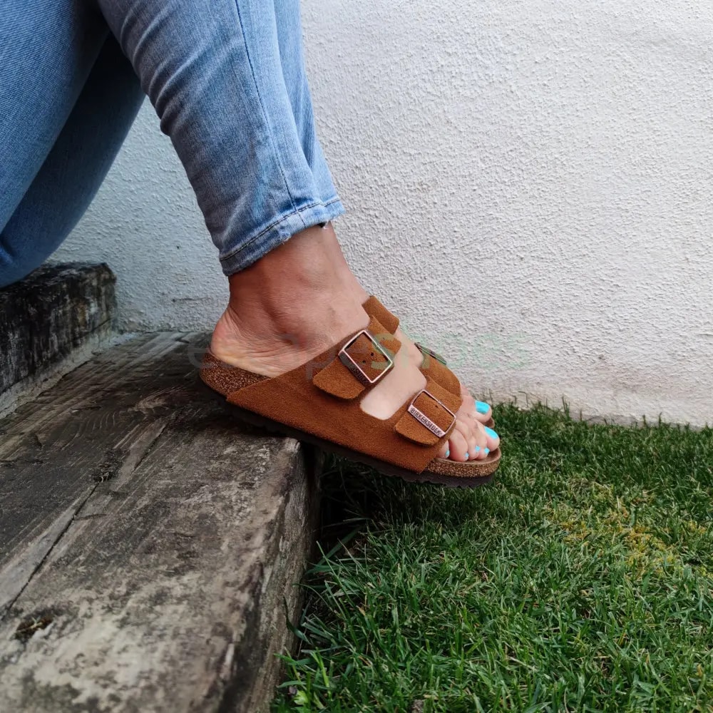 Dép Birkenstock Sandals 'Brown' 1009527 — ảnh 2