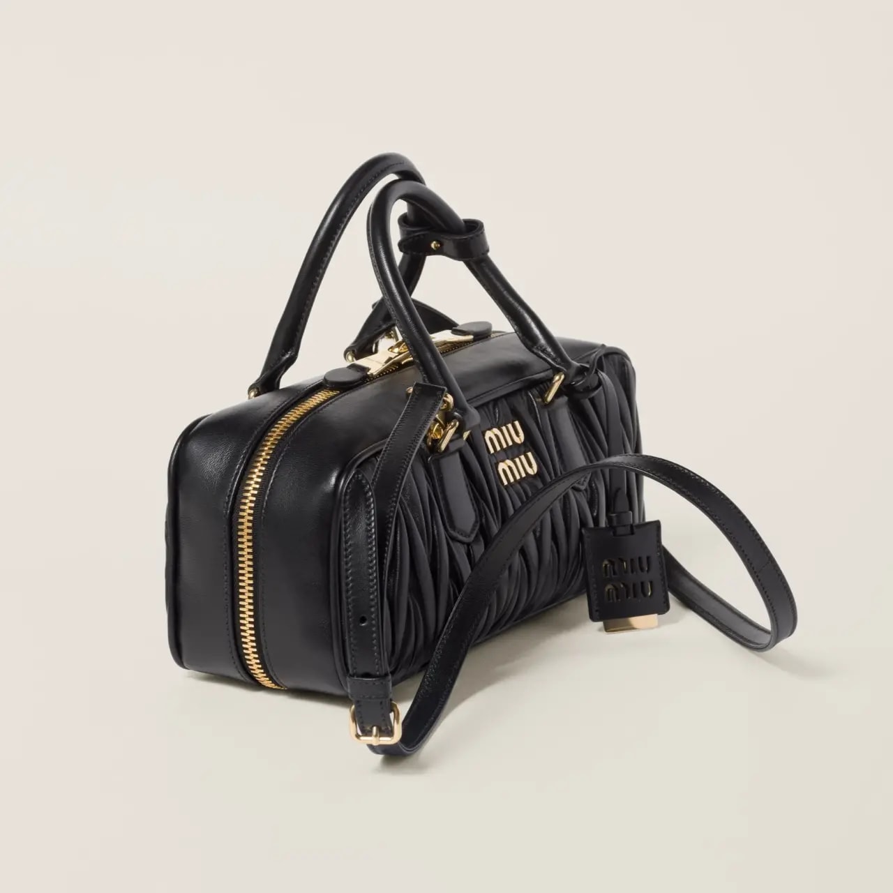 Túi Miu Miu Arcadie Matelassé Bag 'Black' 5BB148-N88-F0002-V-OON — ảnh 3