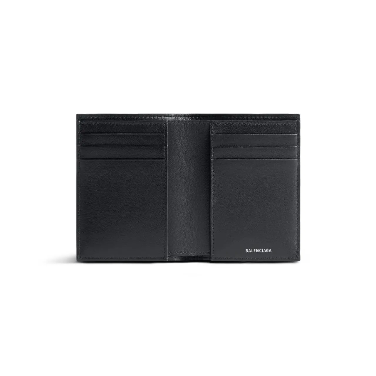 Ví Balenciaga Monaco Vertical Bifold Wallet 'Black' 7665512AAS81000 — ảnh 3