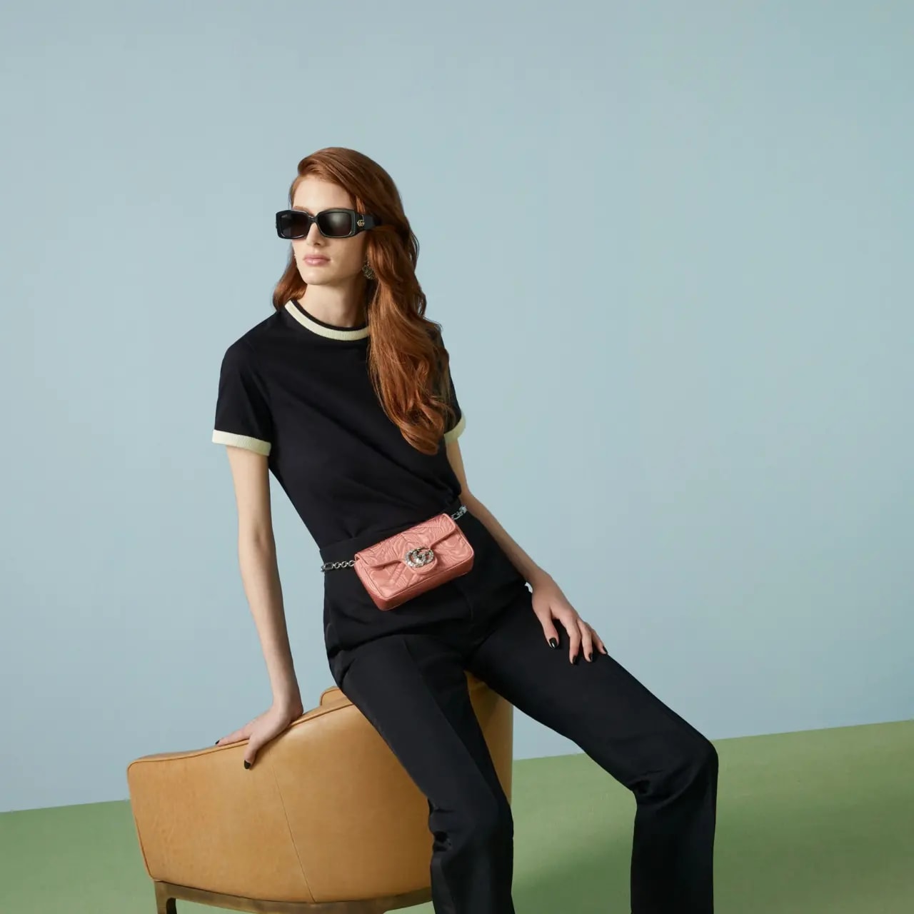 Túi Gucci GG Marmont Belt Bag 'Pink Moiré' 746608-FAB7Y-7941 — ảnh 3