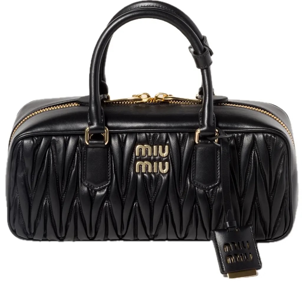 Túi Miu Miu Arcadie Matelassé Bag 'Black' 5BB148-N88-F0002-V-OON