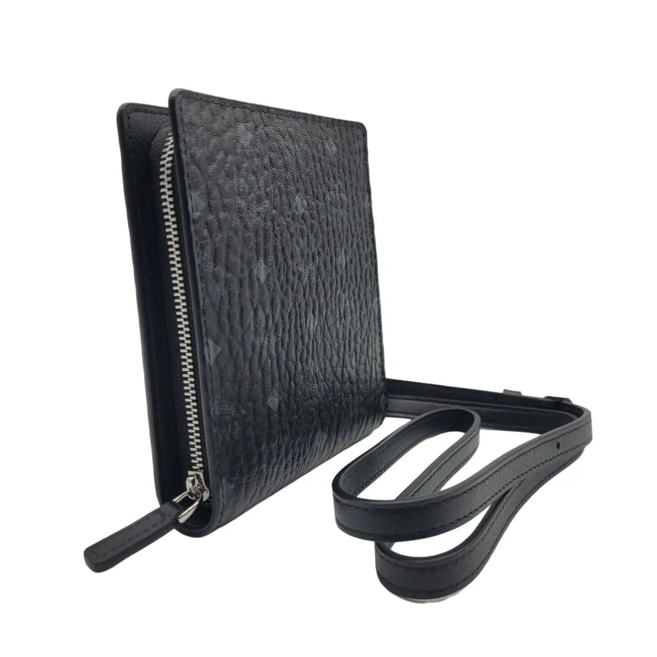 Ví MCM Zipped Wallet Multifunction Lanyard 'Black' MXEASVI04BK001 — ảnh 4