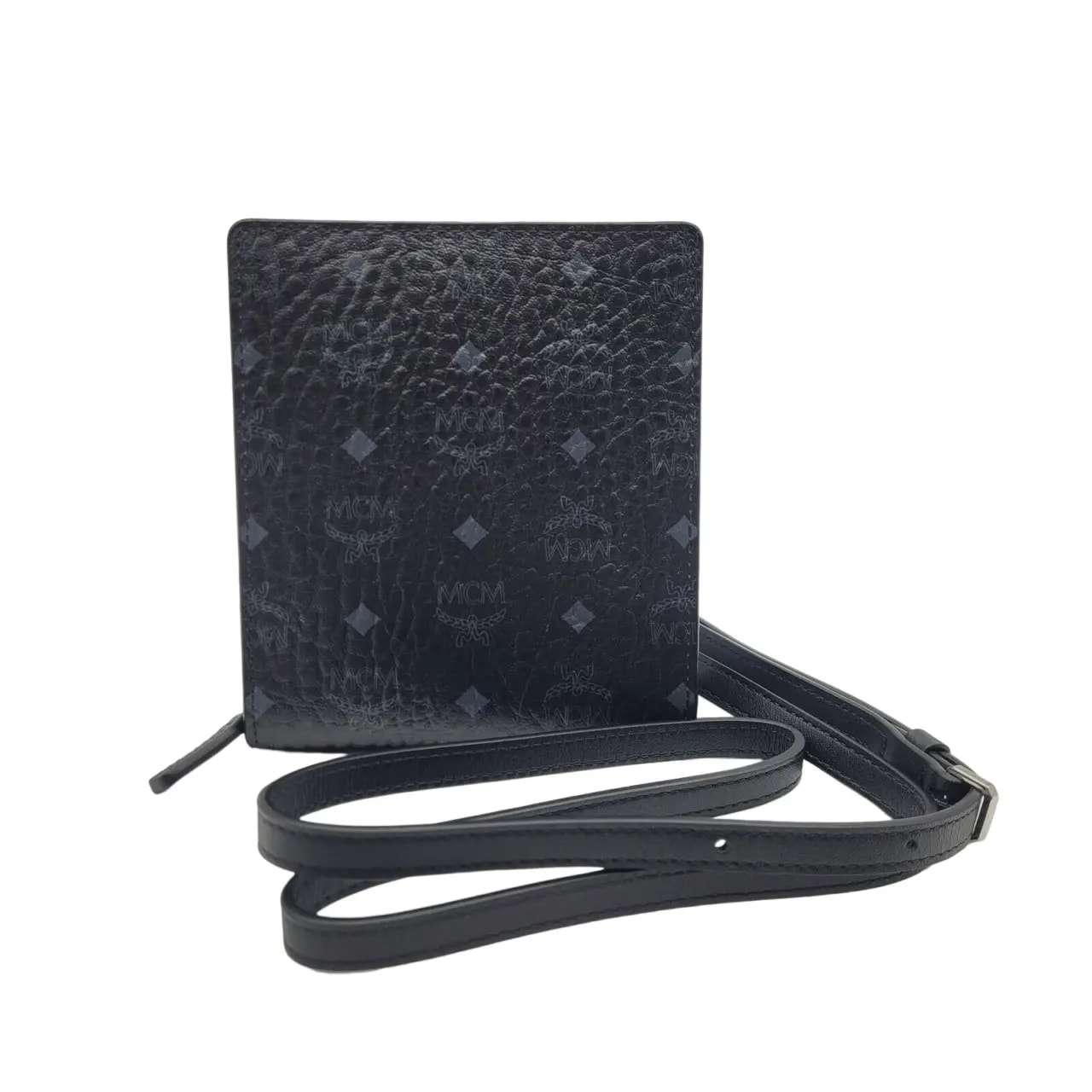 Ví MCM Zipped Wallet Multifunction Lanyard 'Black' MXEASVI04BK001 — ảnh 3