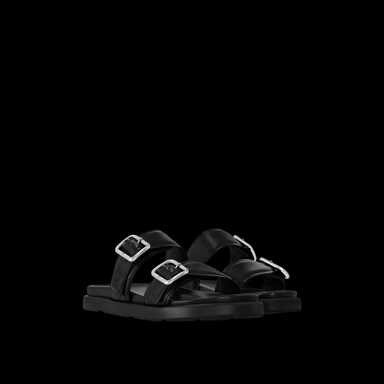 Dép Louis Vuitton LV Venice Mules 'Black' 1AH569 — ảnh 4