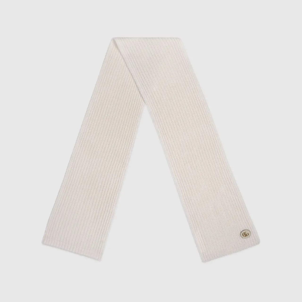 Khăn Gucci Knit Wool Scarf 'Ivory' 773426-3GB02-9200 — ảnh 3