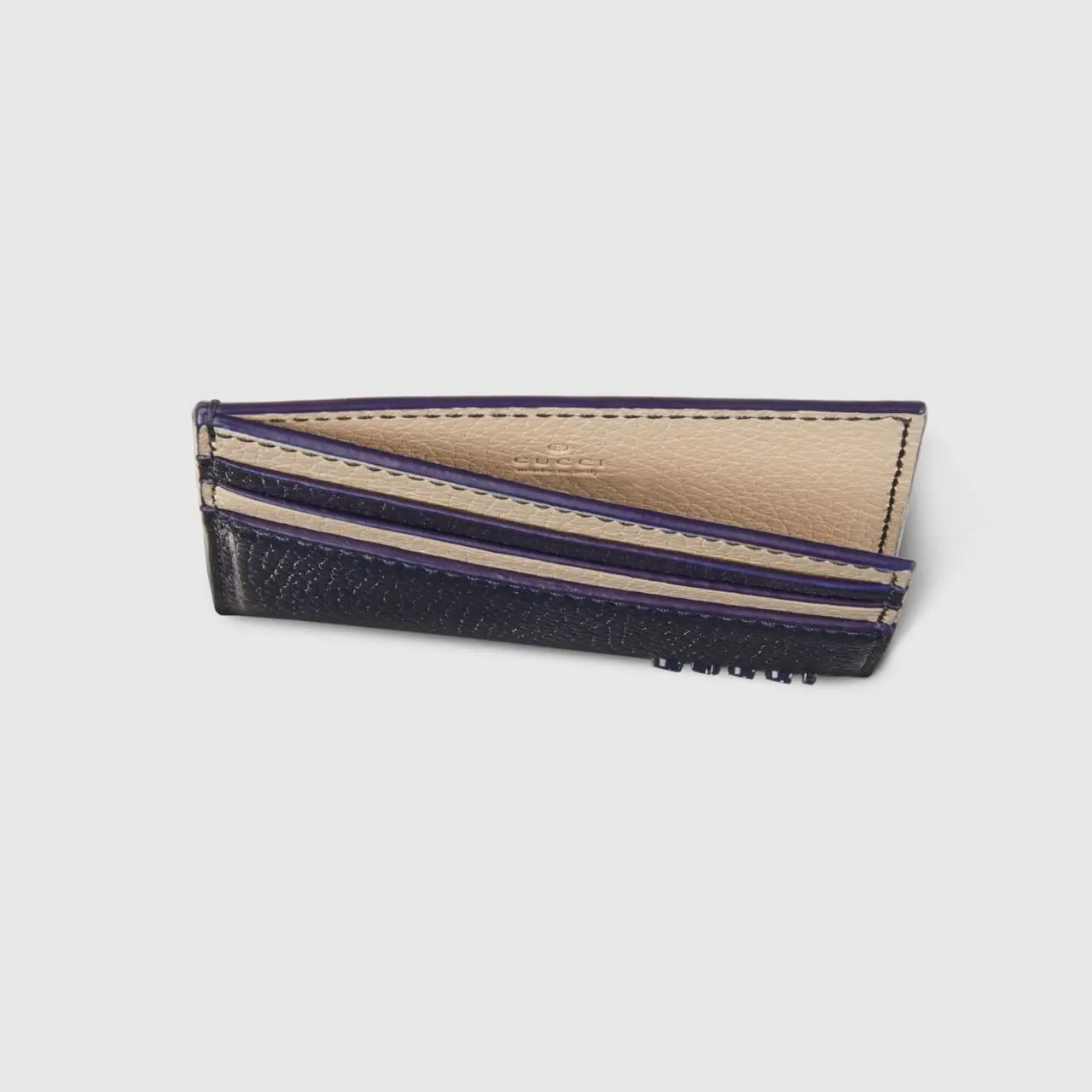 Ví Gucci Bi-Color Card Case 'Blue' 817043-AAEGG-4043 — ảnh 3