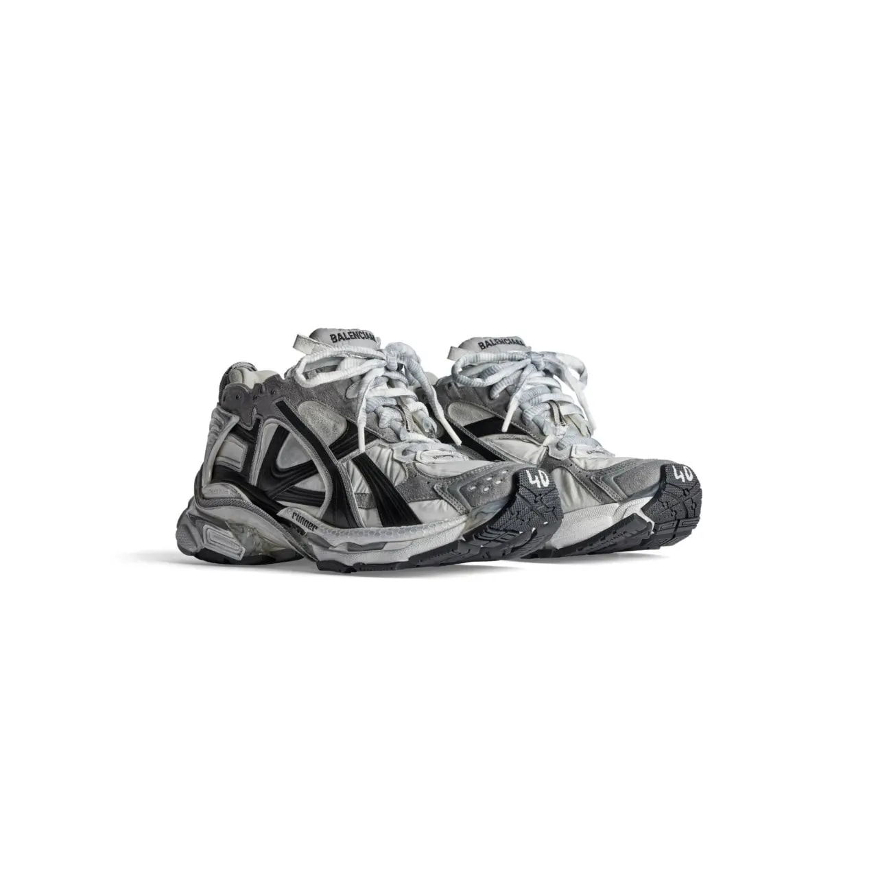 Giày Balenciaga Runner Trainers 'Grey' 772774W3RNY9012 — ảnh 4
