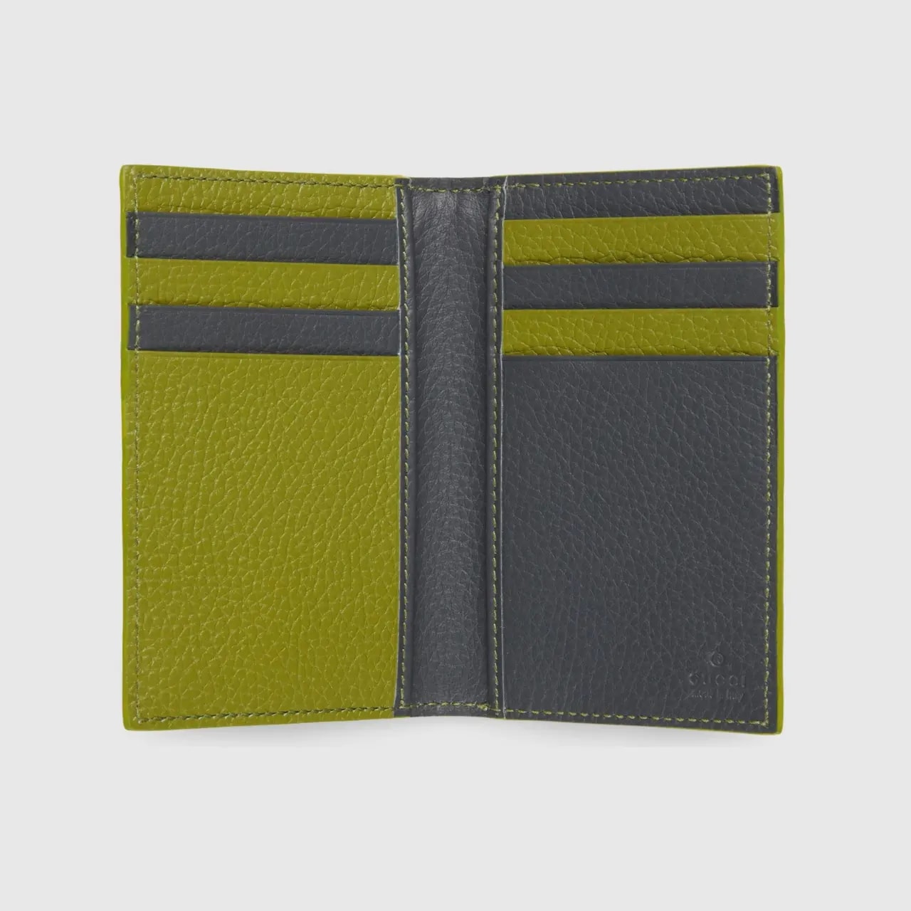 Ví Gucci Interior Card Case 'Green' 817038-AAEGG-3743 — ảnh 3