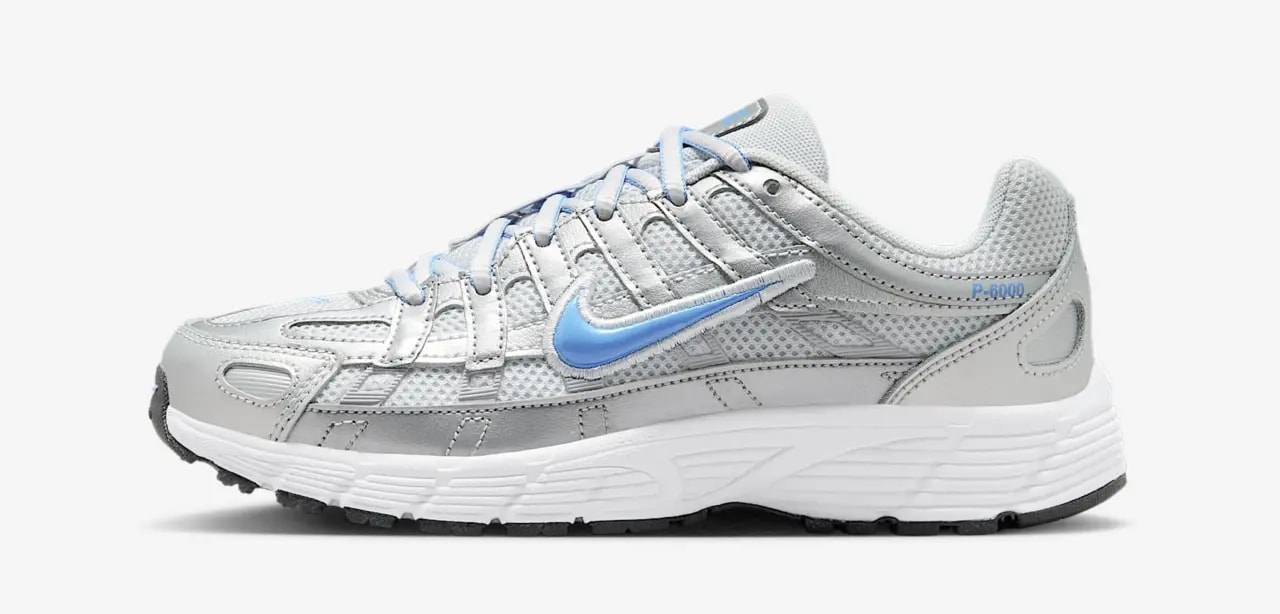 Giày Nike P-6000 GS 'Metallic Silver University Blue' HV5064-007 — ảnh 2